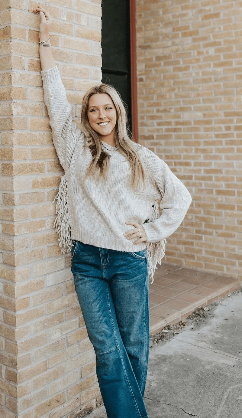 Kelly Tassel Knit Sweater