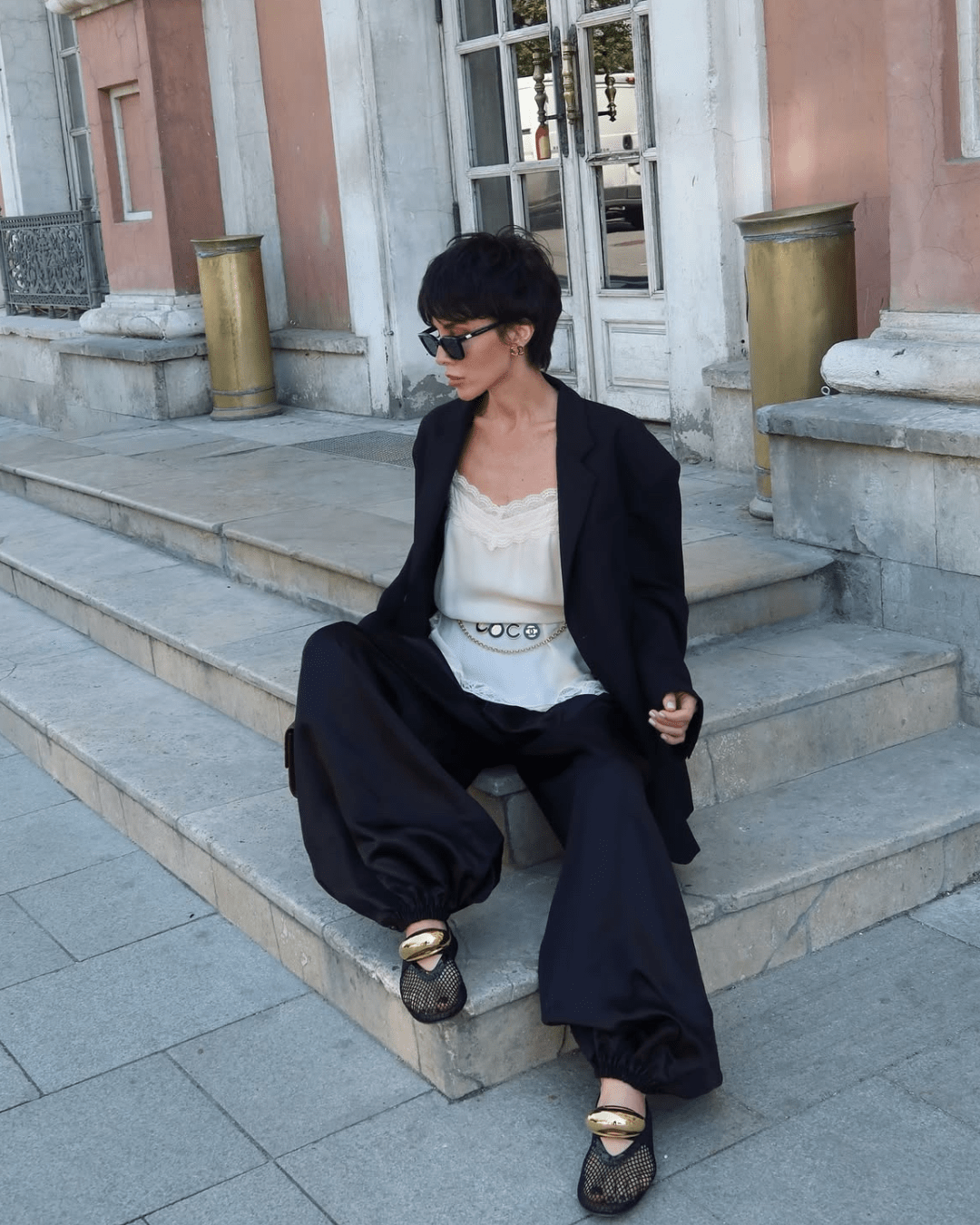 Pantalones Kerry bombachos de tiro alto