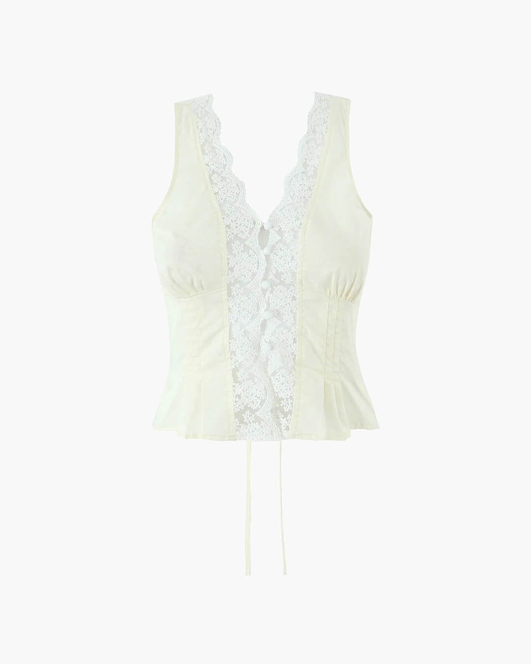Conjunto de minifalda con ribete de encaje Klarissa