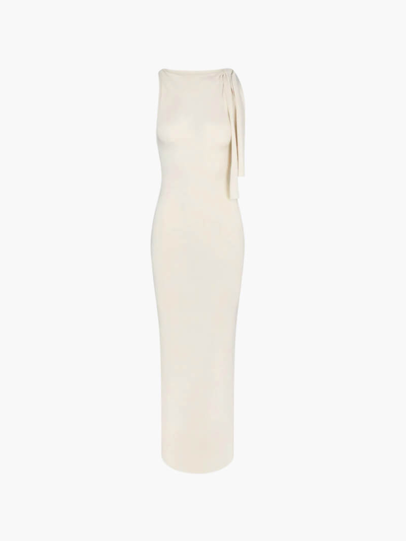 Vestido largo anudado Kylie