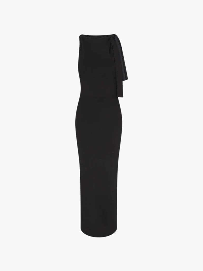 Vestido largo anudado Kylie