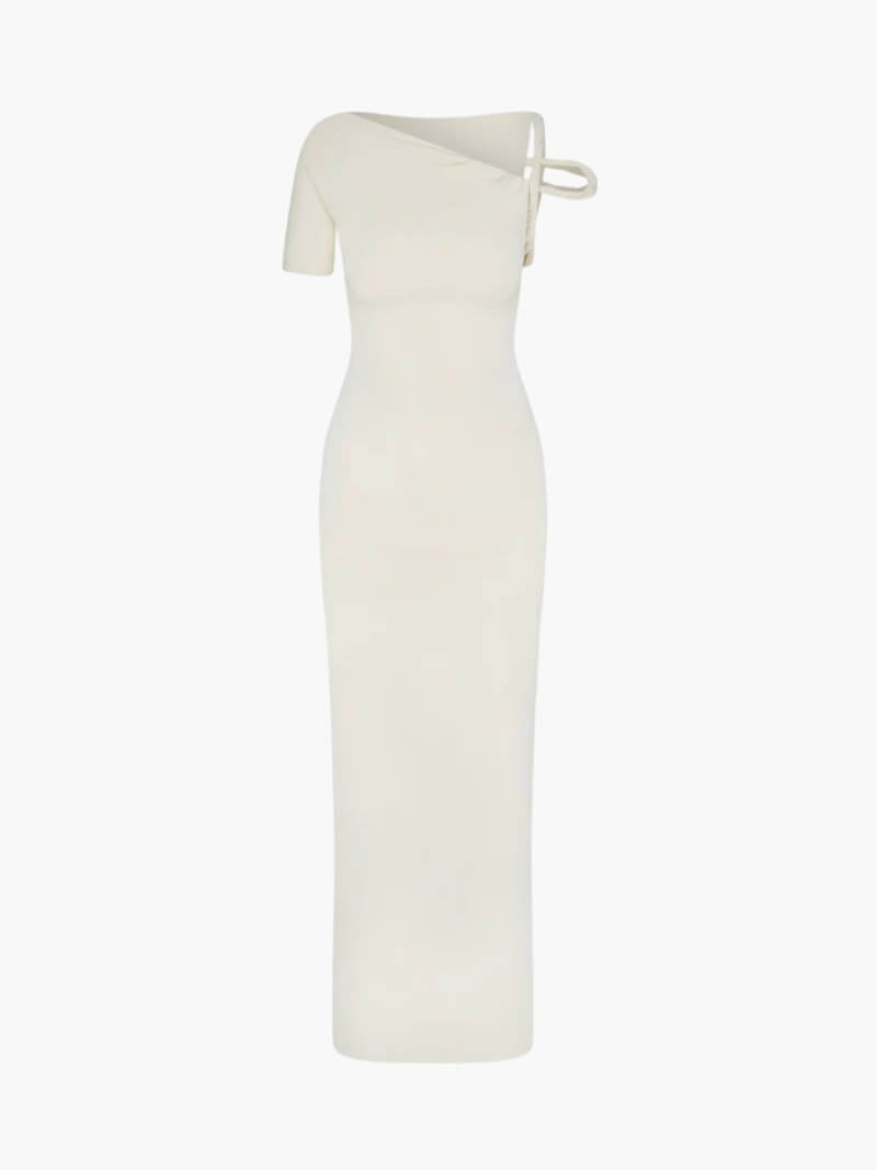 Vestido largo retorcido Kylie