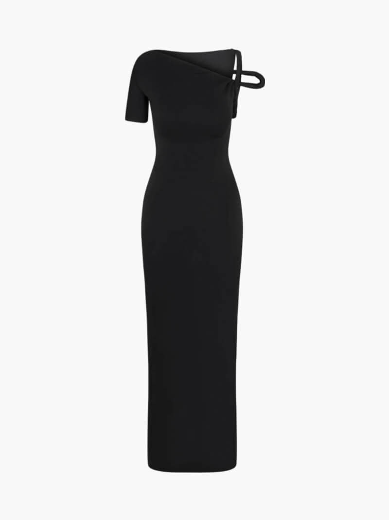 Vestido largo retorcido Kylie