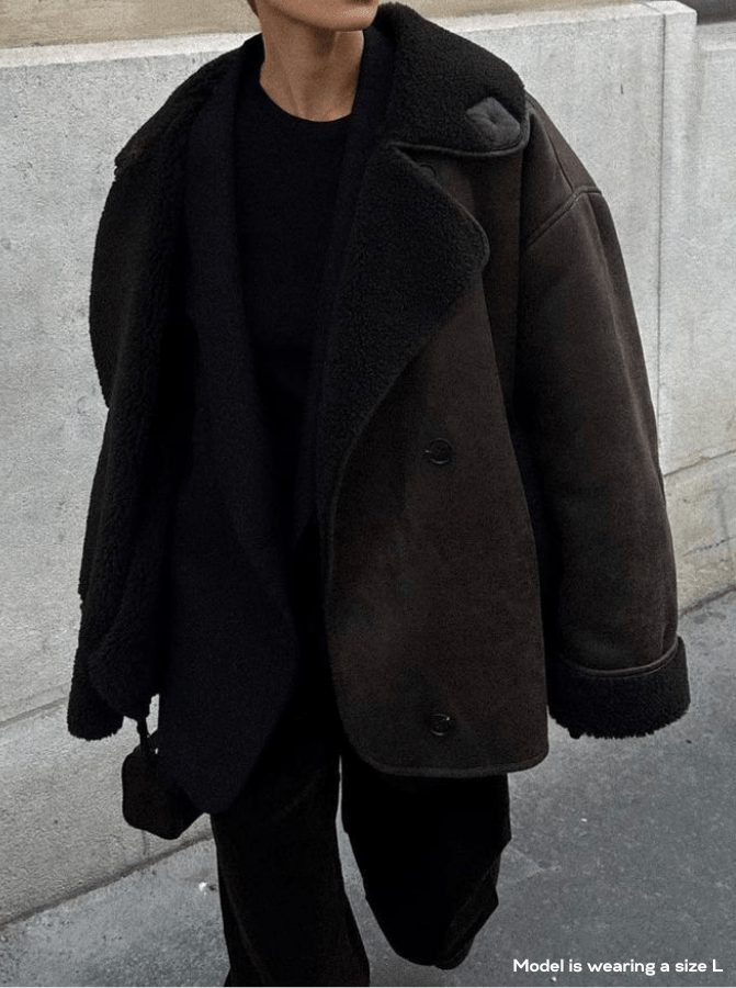Chaqueta de cuero sintético Laila