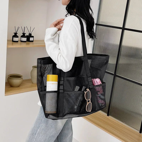 Bolso tote de lona para playa Layla de gran capacidad