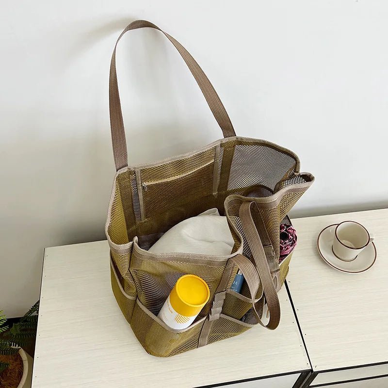 Bolso tote de lona para playa Layla de gran capacidad