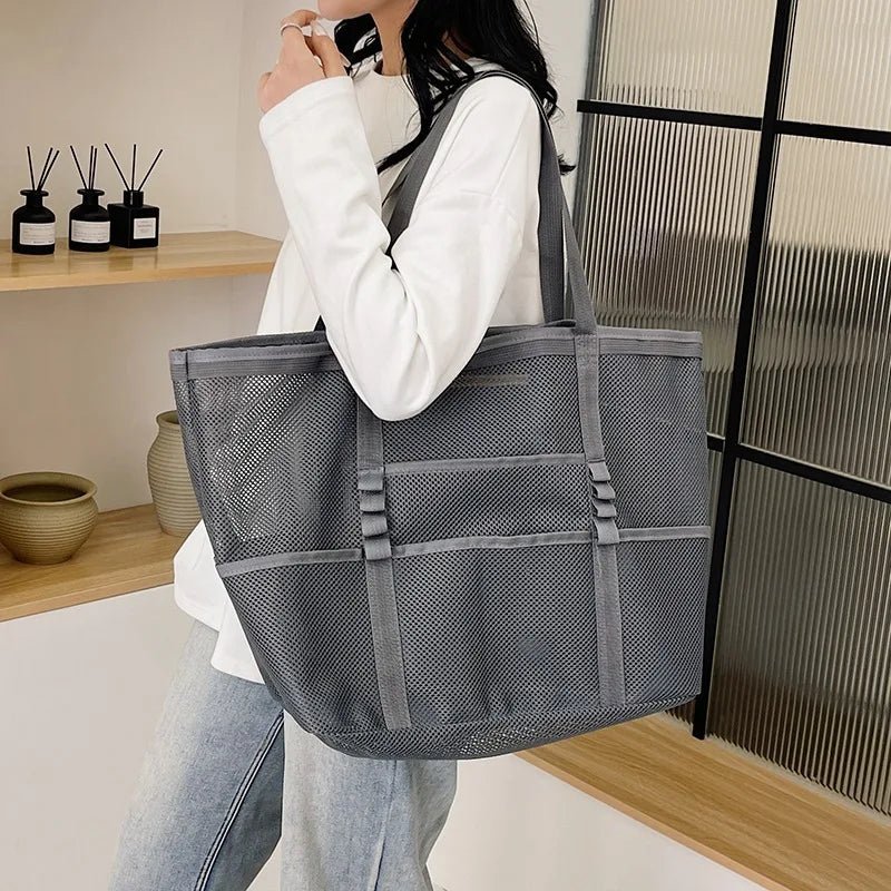 Bolso tote de lona para playa Layla de gran capacidad