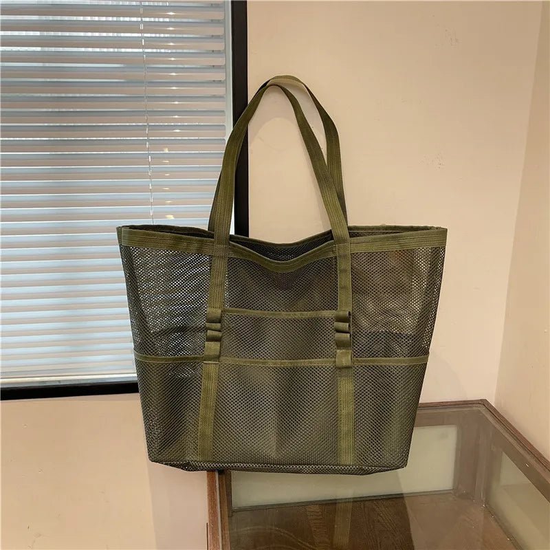 Bolso tote de lona para playa Layla de gran capacidad