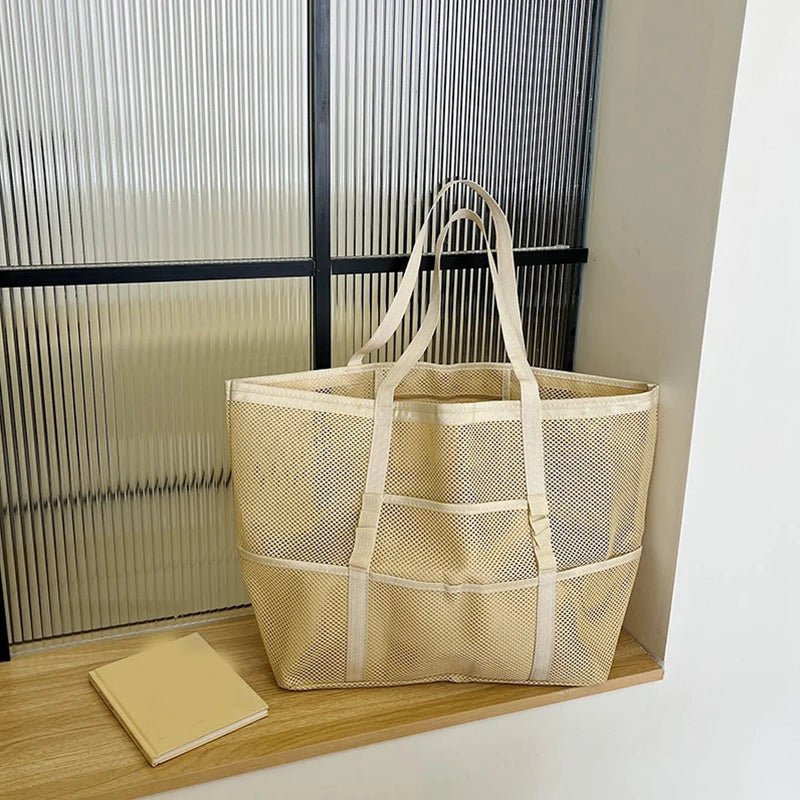 Bolso tote de lona para playa Layla de gran capacidad