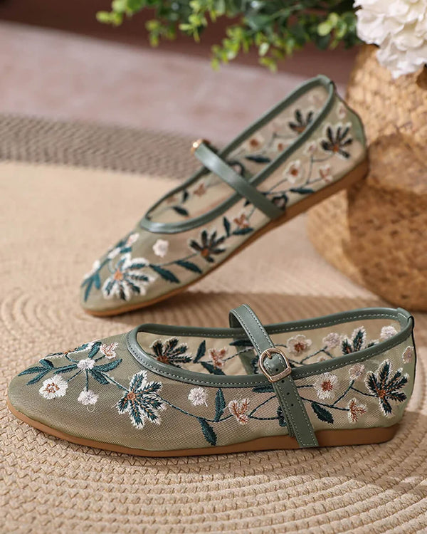 Bailarinas bordadas Leah
