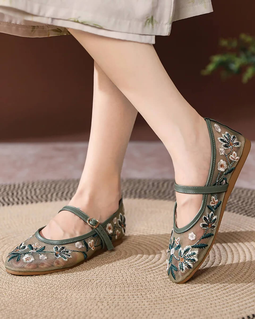 Bailarinas bordadas Leah