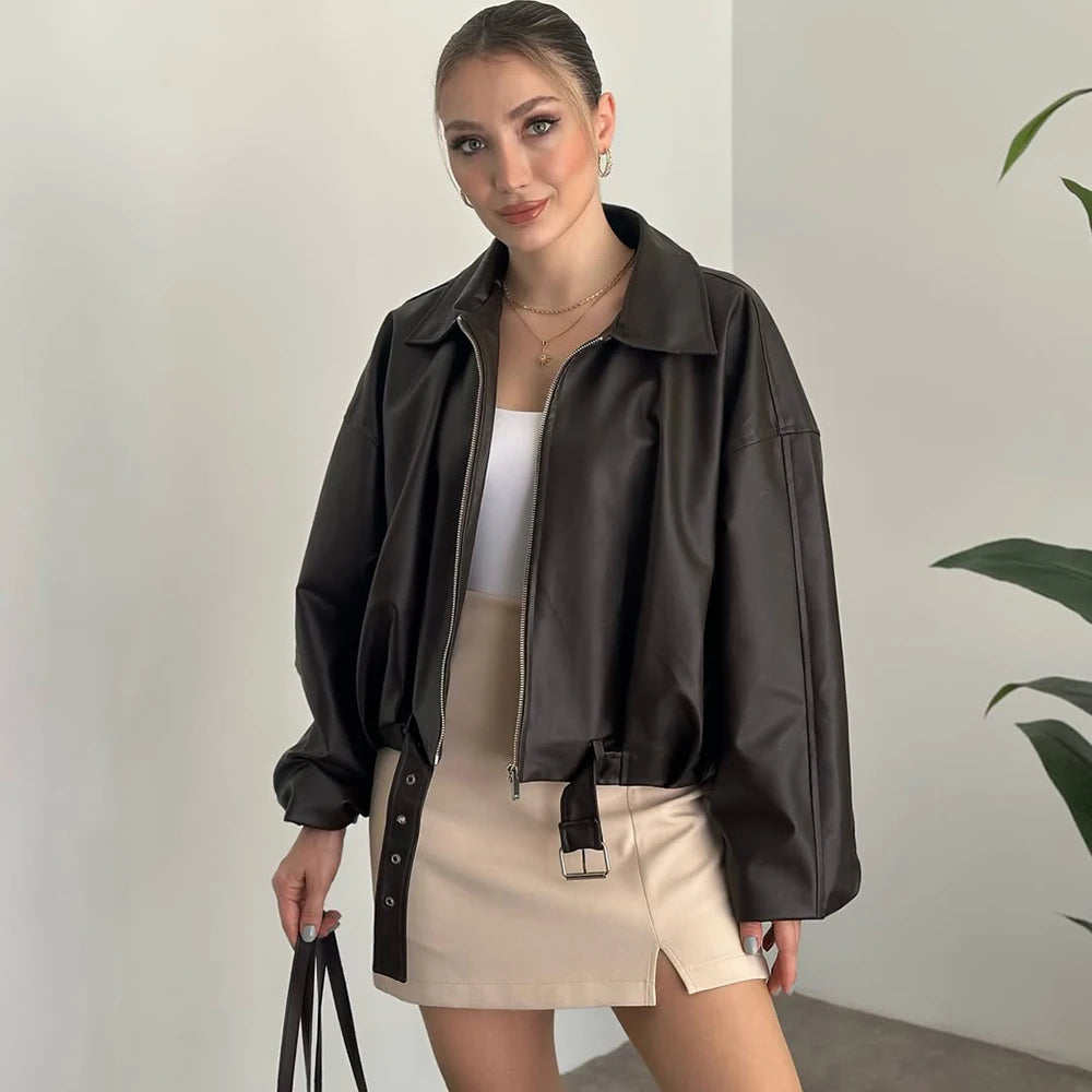 Chaqueta de cuero