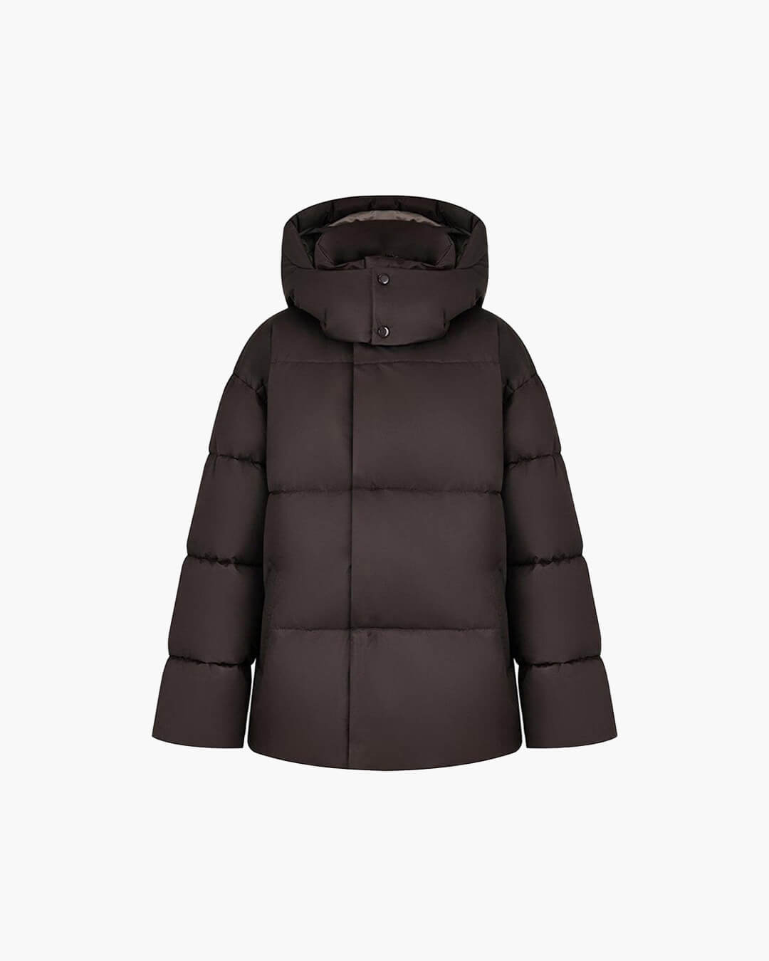 Chaqueta acolchada extragrande Leila con capucha desmontable