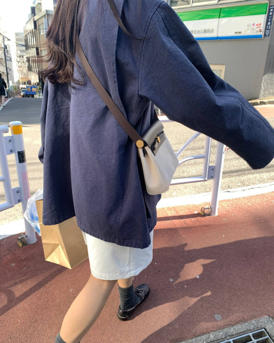 Chaqueta utilitaria Lena con cuello en contraste