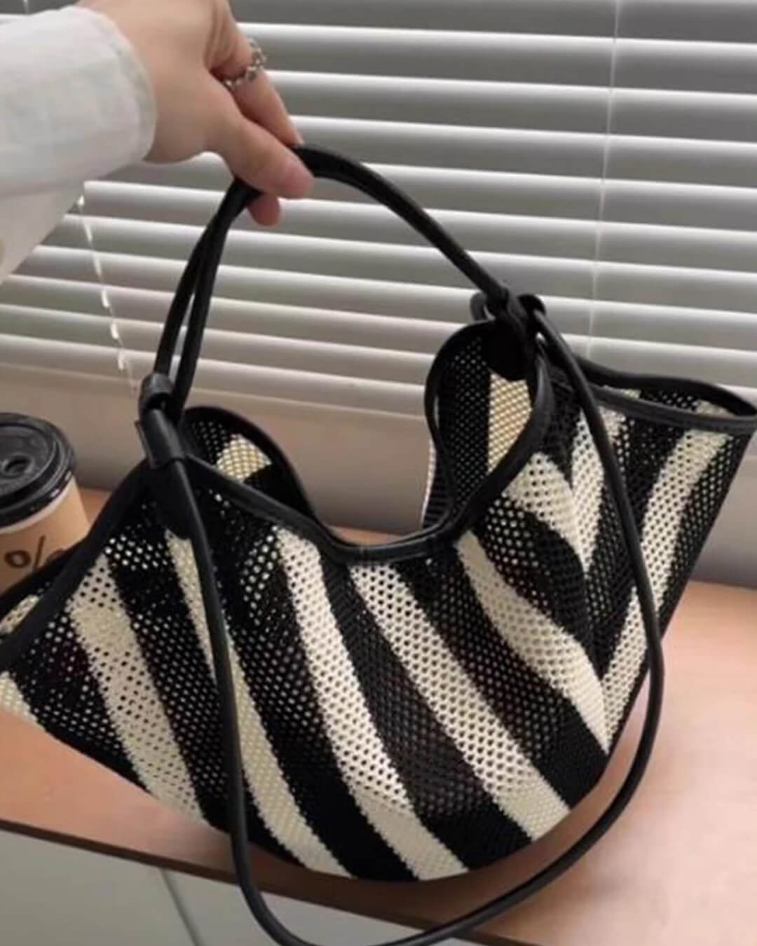 Bolso bandolera tejido Liam