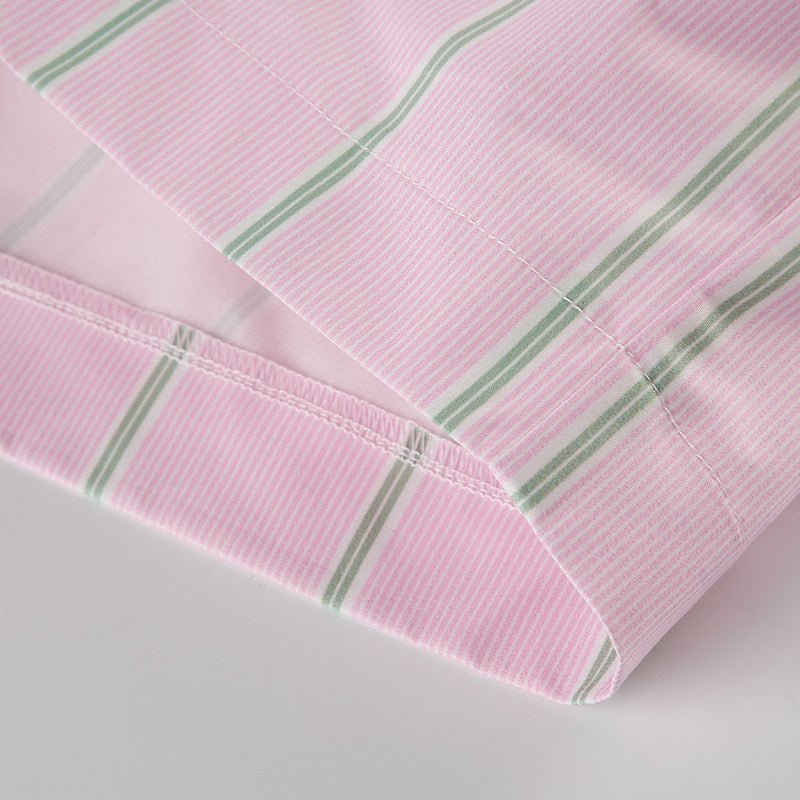 Pantalones cortos tipo bóxer de popelina a rayas Liesel