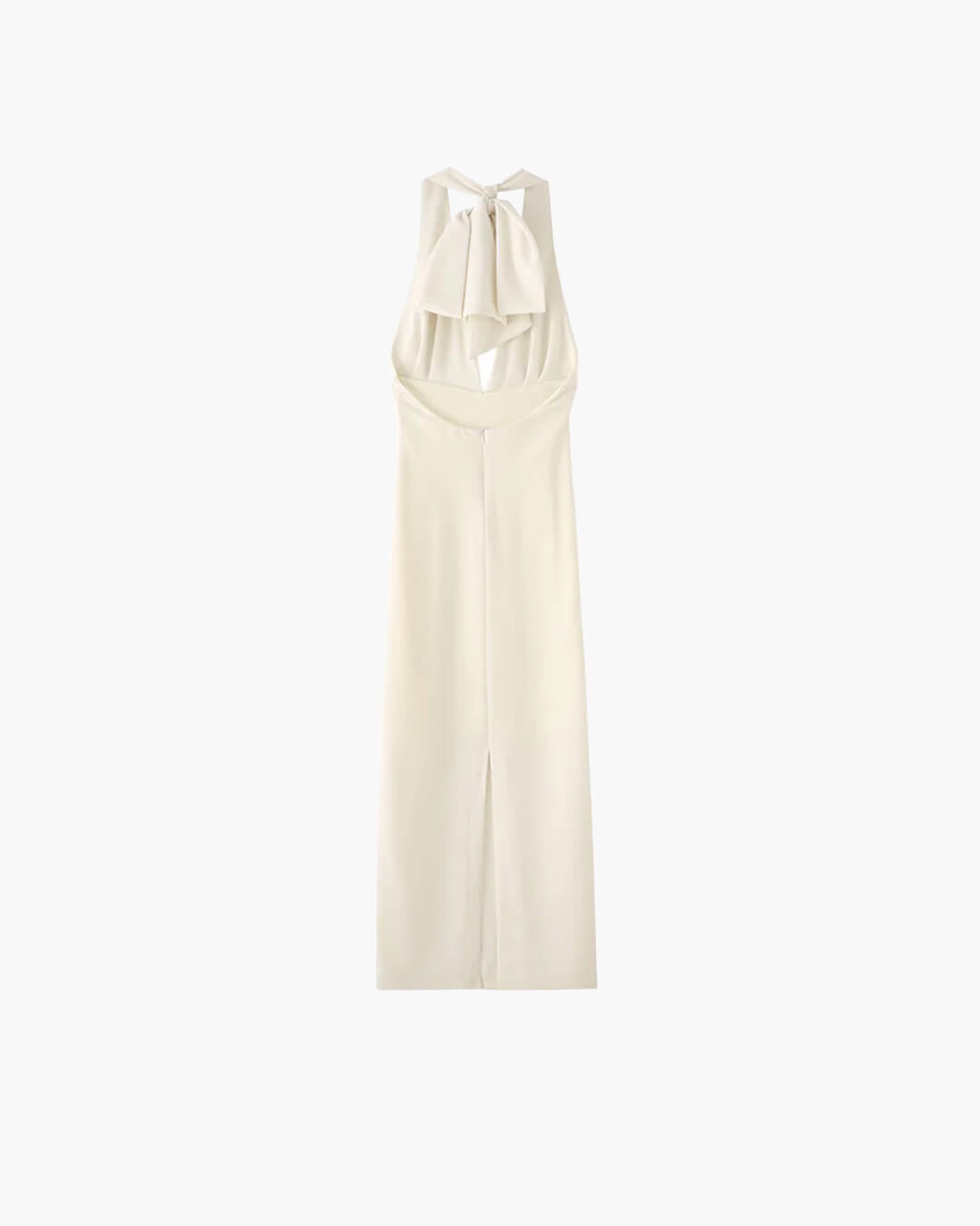 Vestido largo halter con espalda descubierta Lisa