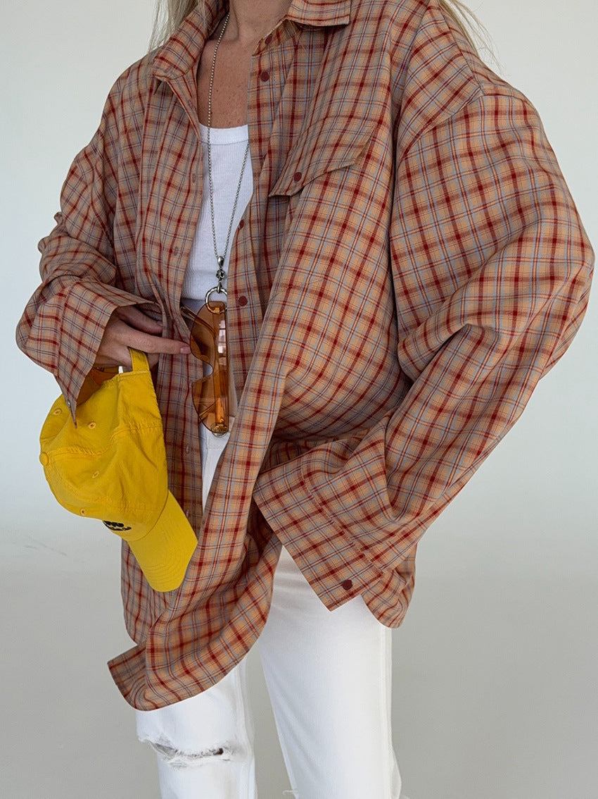 Camisa oversize de cuadros Fenna
