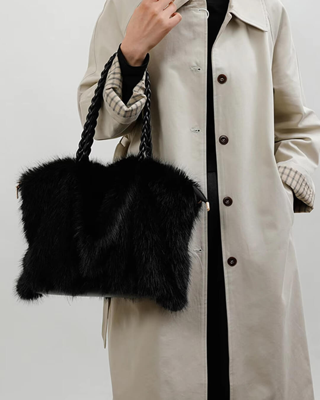 Bolso tote Loreen de piel sintética