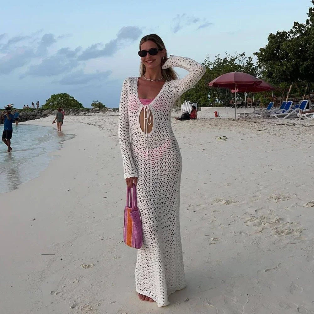 Vestido playero de crochet calado Lori