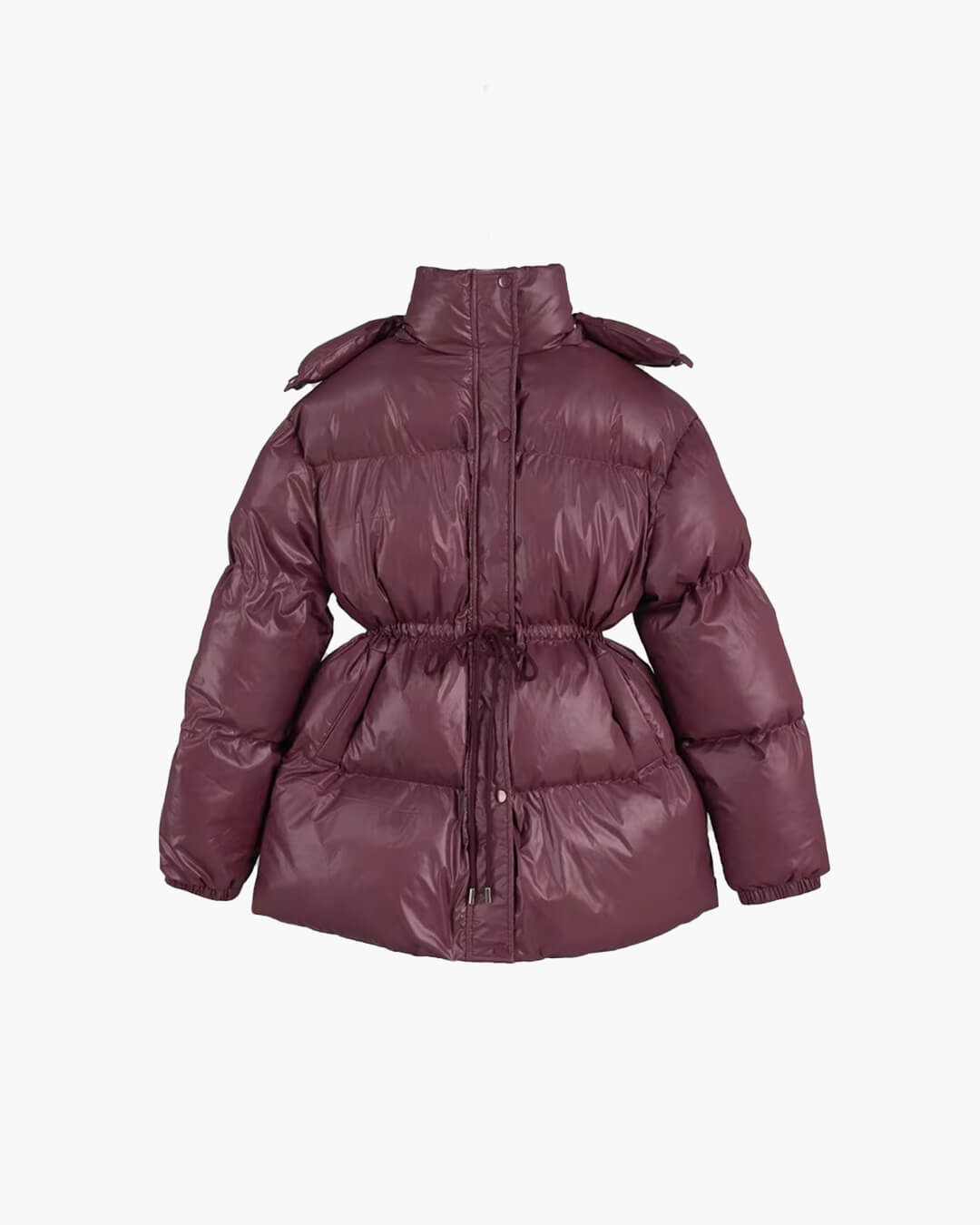 Abrigo acolchado Lorie con capucha y cordón ajustable
