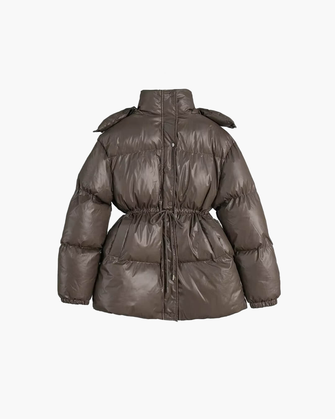 Abrigo acolchado Lorie con capucha y cordón ajustable