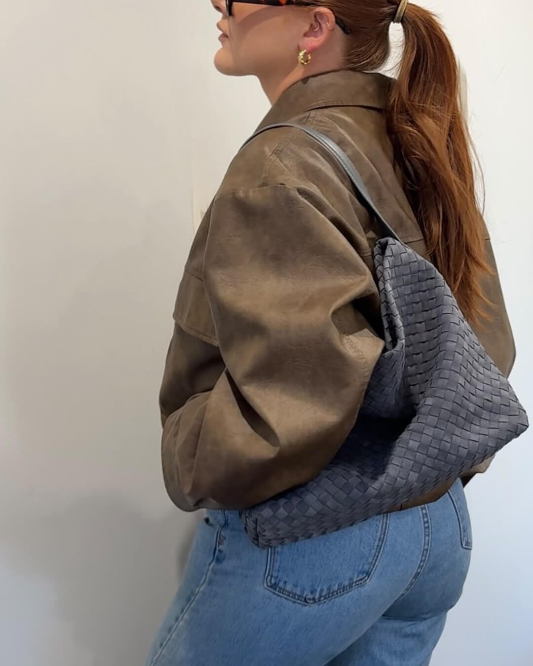 Bolso tote de ante Marceline
