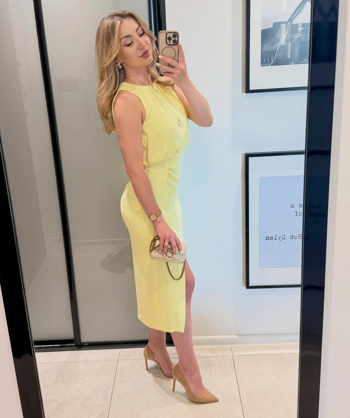 Vestido midi sin mangas Maren