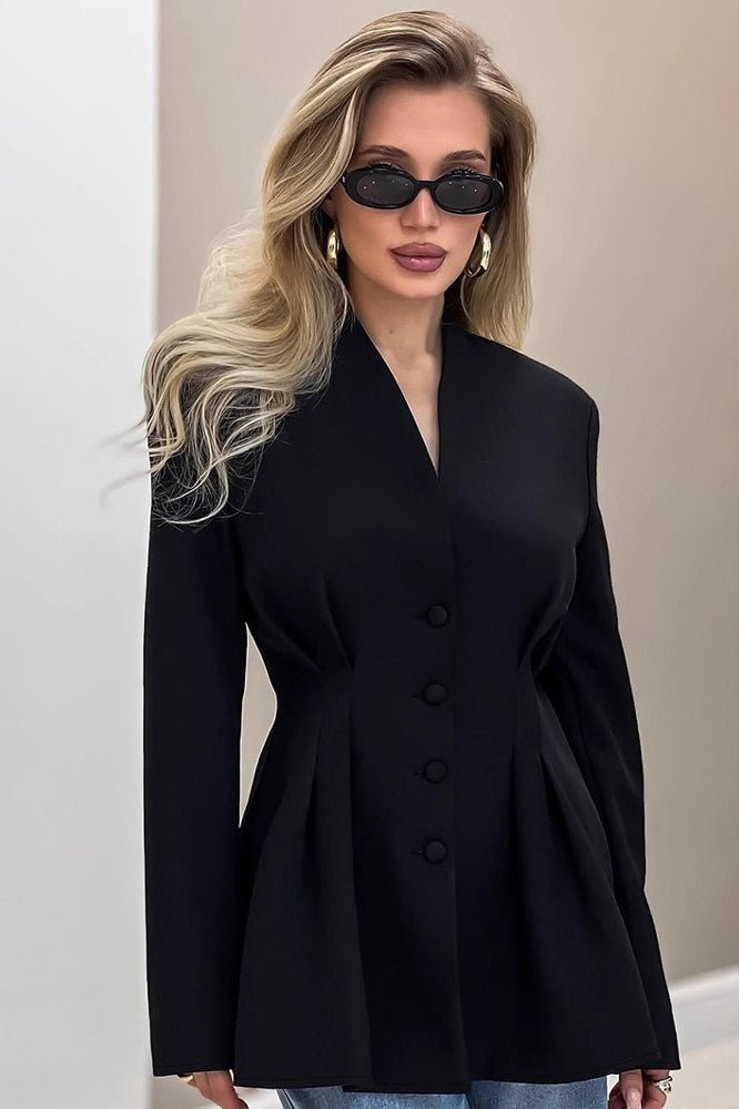 Blazer plisado Margarita