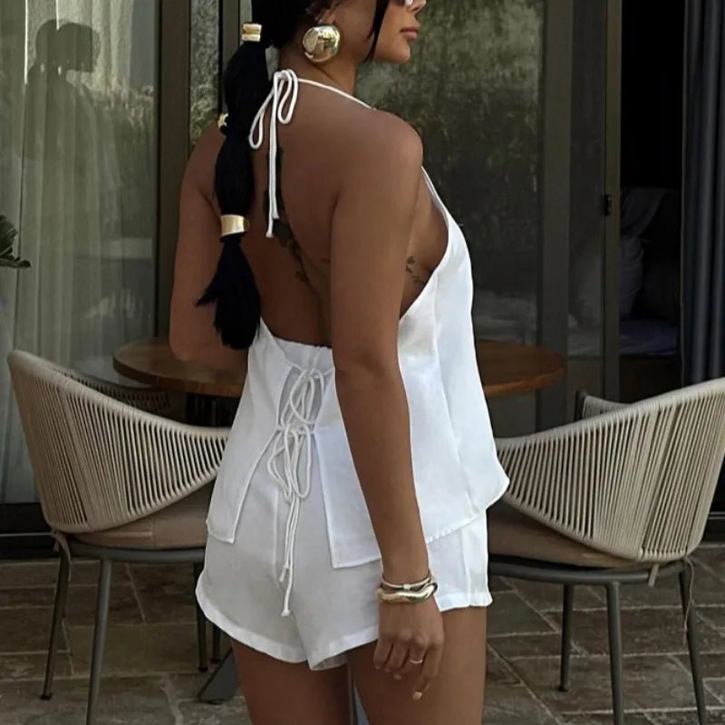 Conjunto de shorts con cordones Margot