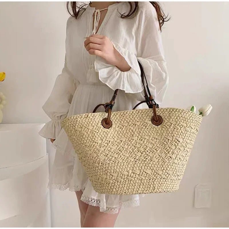 Bolso tote tejido de verano Margot
