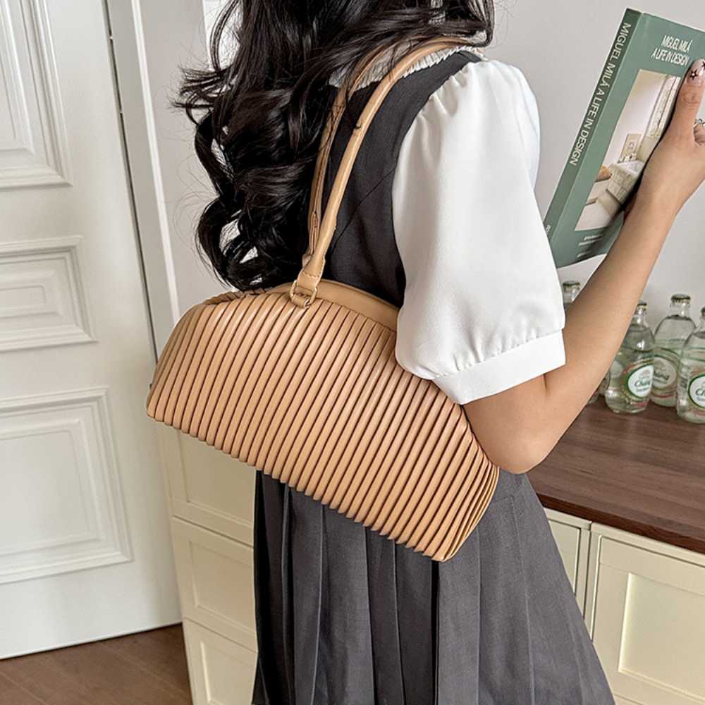 Bolso de hombro plisado Mariana