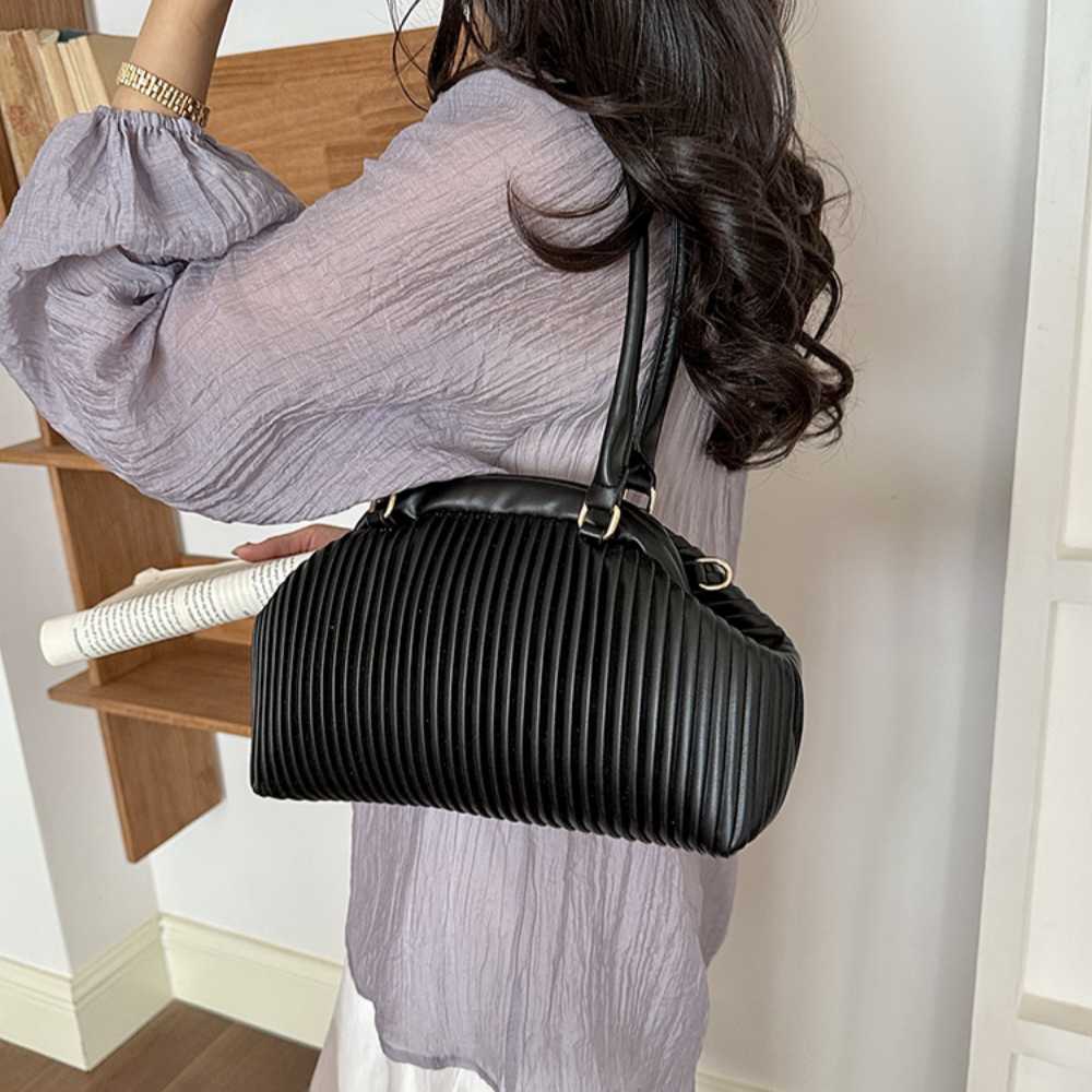 Bolso de hombro plisado Mariana