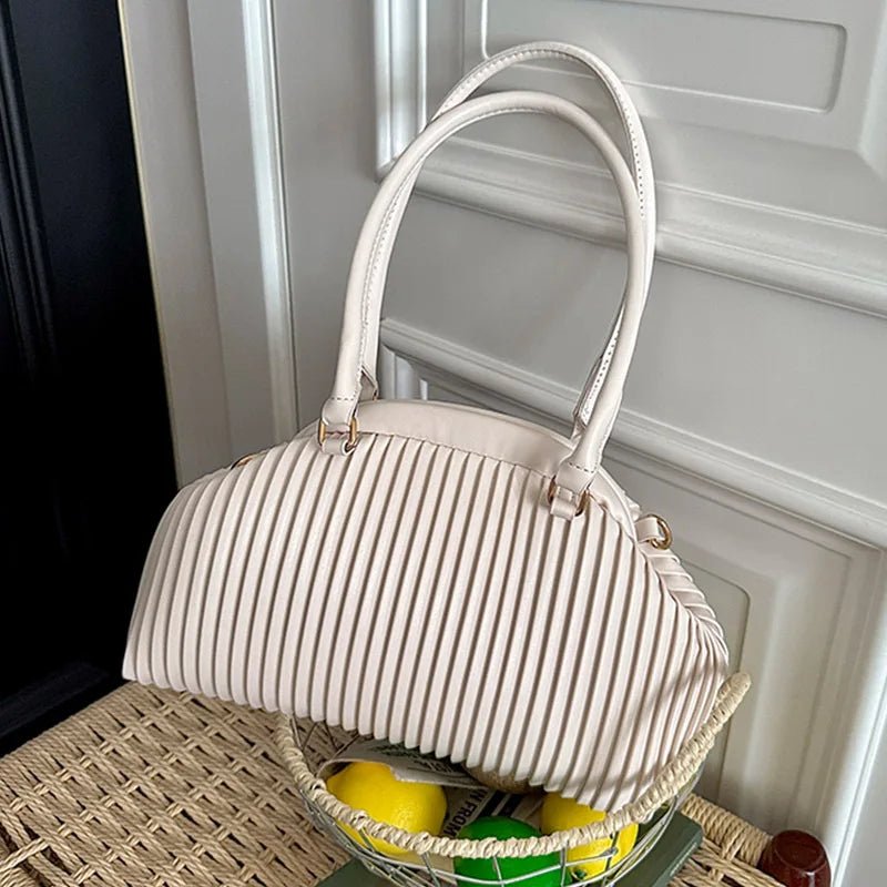 Bolso de hombro plisado Mariana