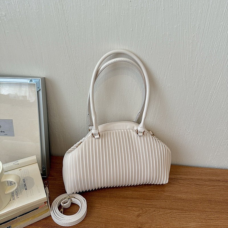 Bolso de hombro plisado Mariana