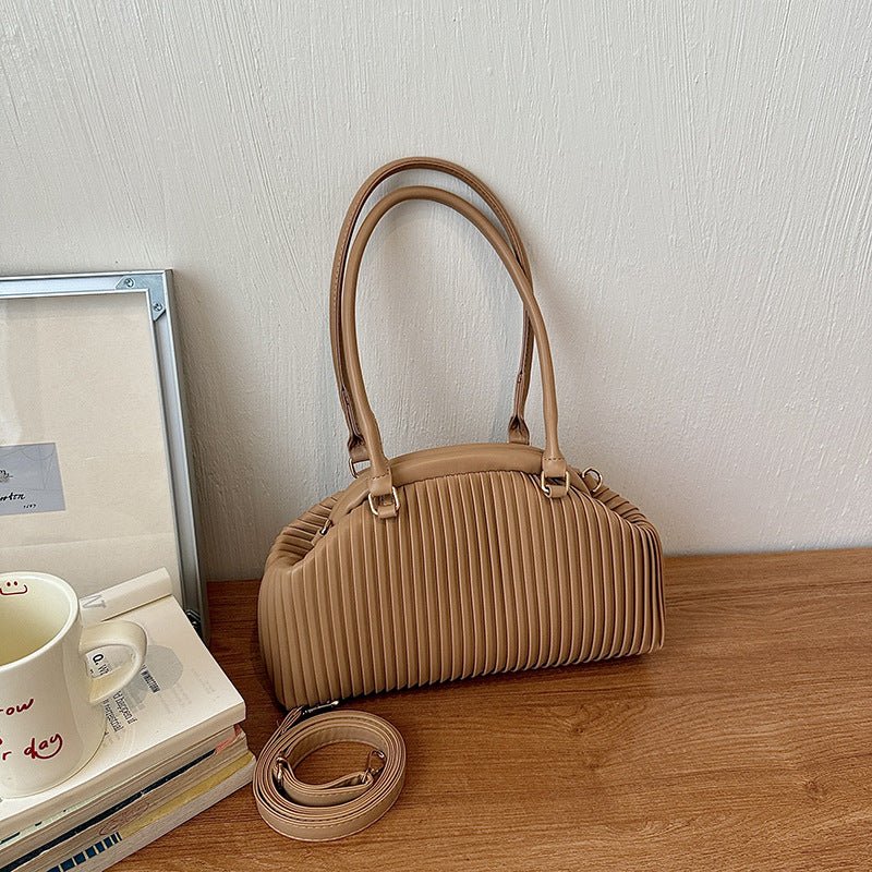 Bolso de hombro plisado Mariana