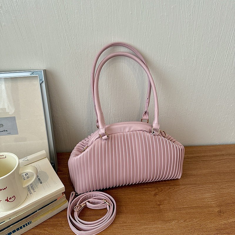 Bolso de hombro plisado Mariana