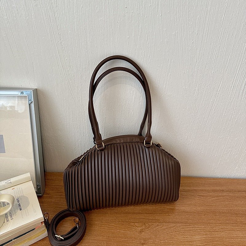 Bolso de hombro plisado Mariana