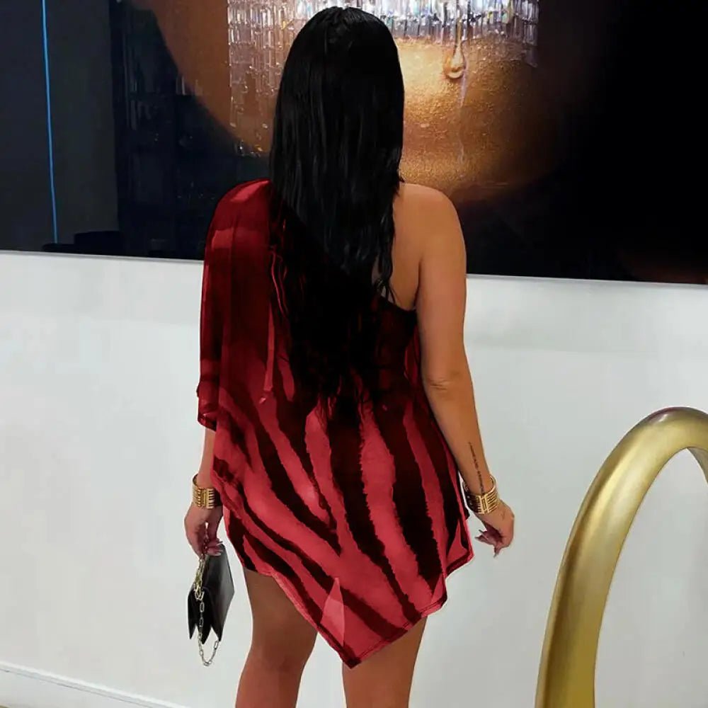 Mariana Zebra Print Two-Piece Set
