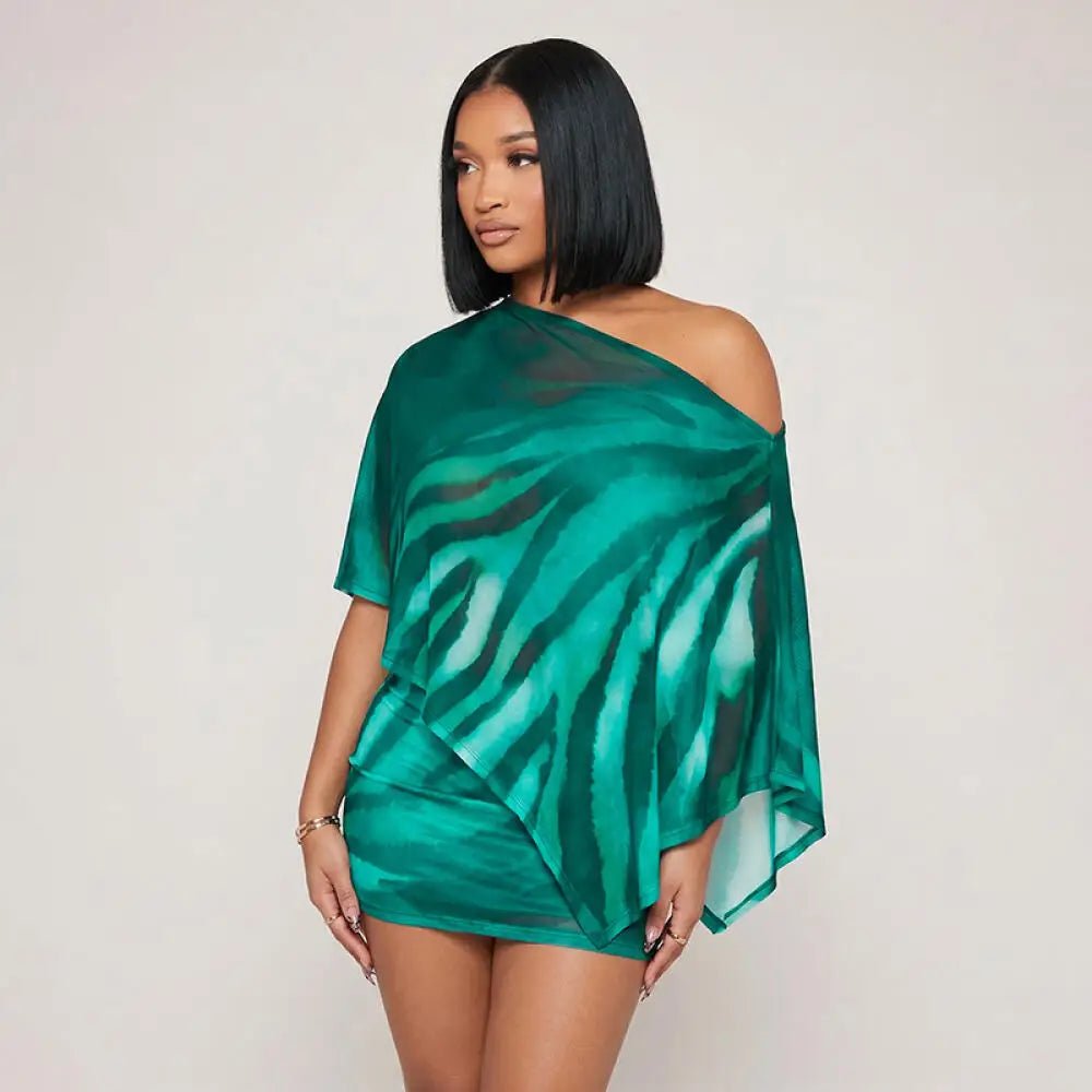 Mariana Zebra Print Two-Piece Set
