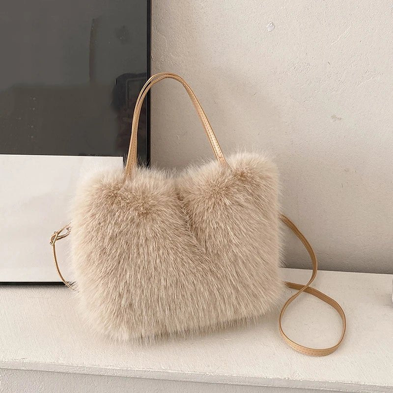 Bolso bandolera de pelo sintético Maricar