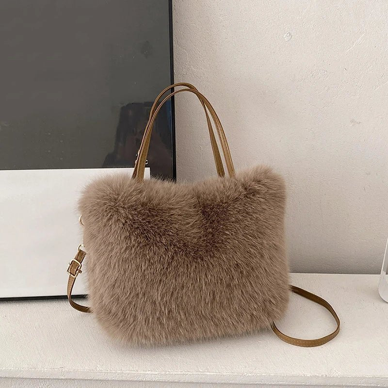 Bolso bandolera de pelo sintético Maricar