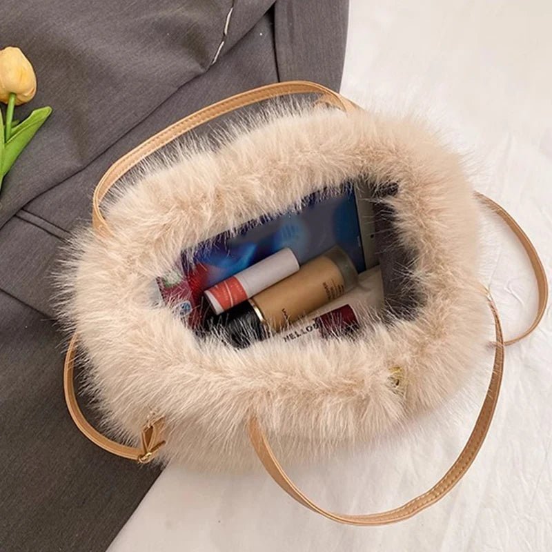 Bolso bandolera de pelo sintético Maricar