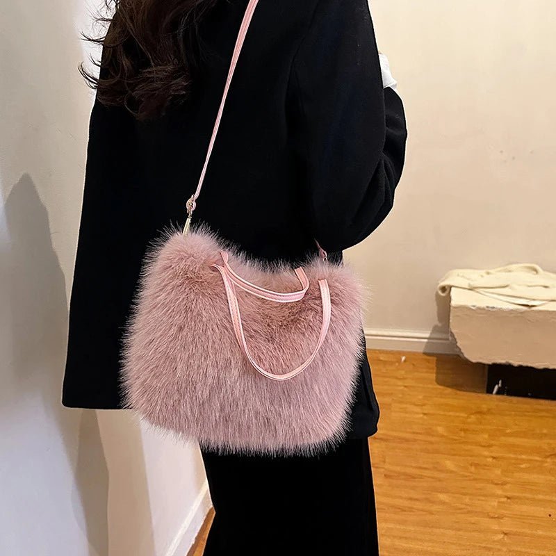 Bolso bandolera de pelo sintético Maricar