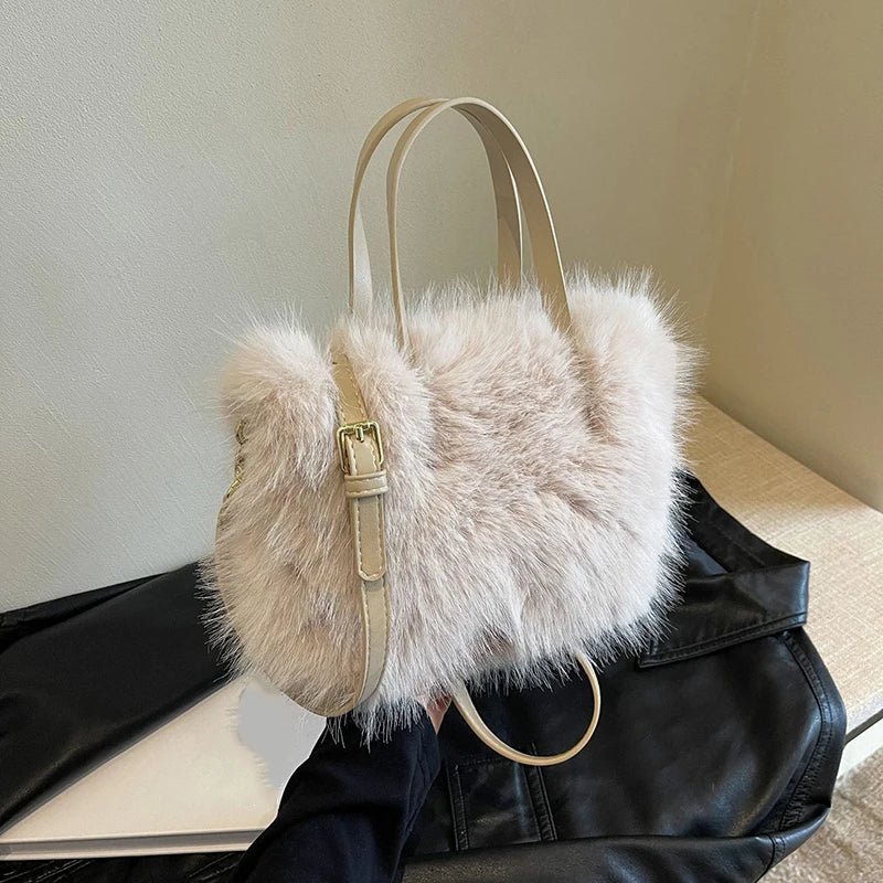 Bolso bandolera de pelo sintético Maricar