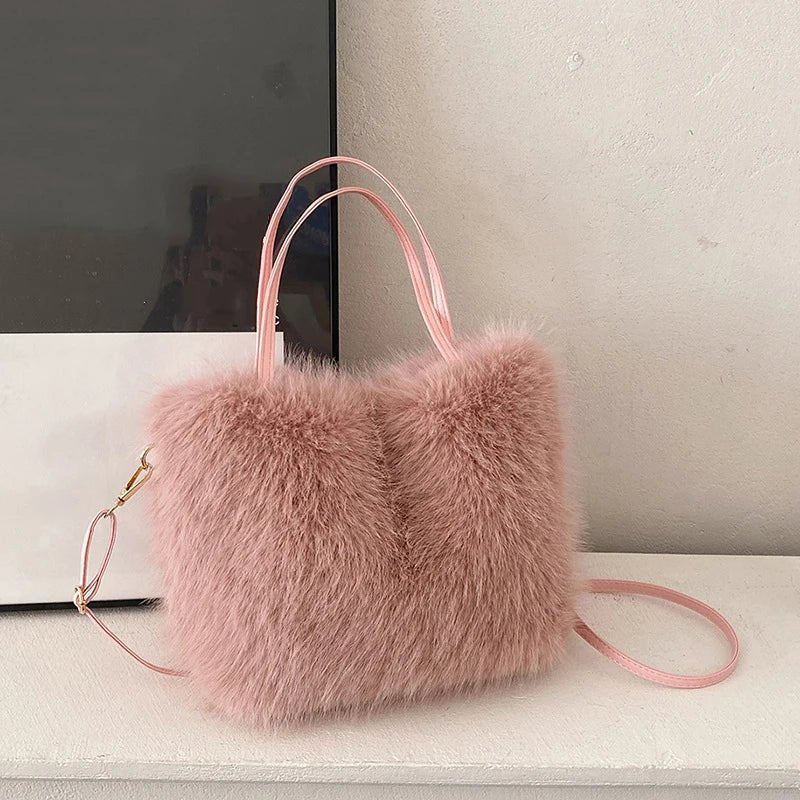 Bolso bandolera de pelo sintético Maricar
