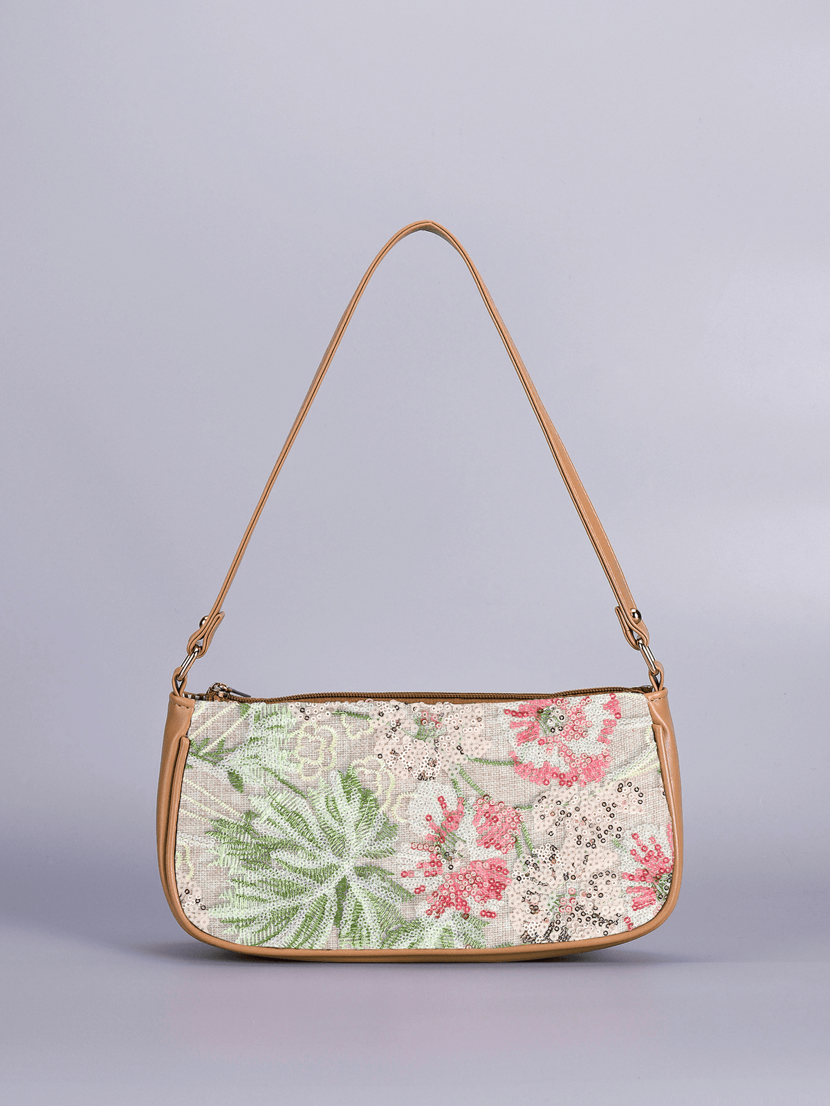 Bolso de hombro con lentejuelas bordadas Marina