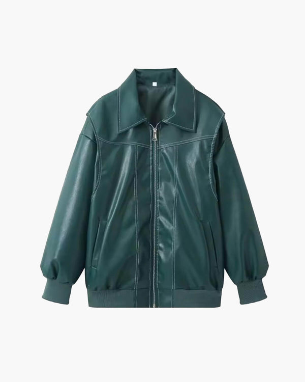 Chaqueta bomber Marina con cremallera