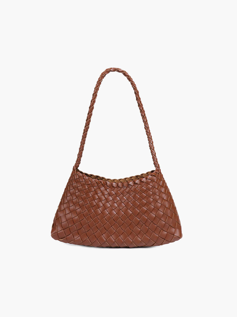 Bolso pequeño trenzado de piel vegana Marissa