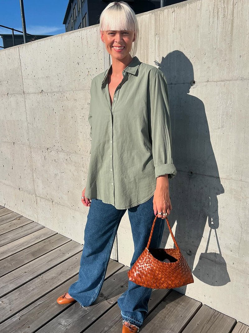 Bolso pequeño trenzado de piel vegana Marissa